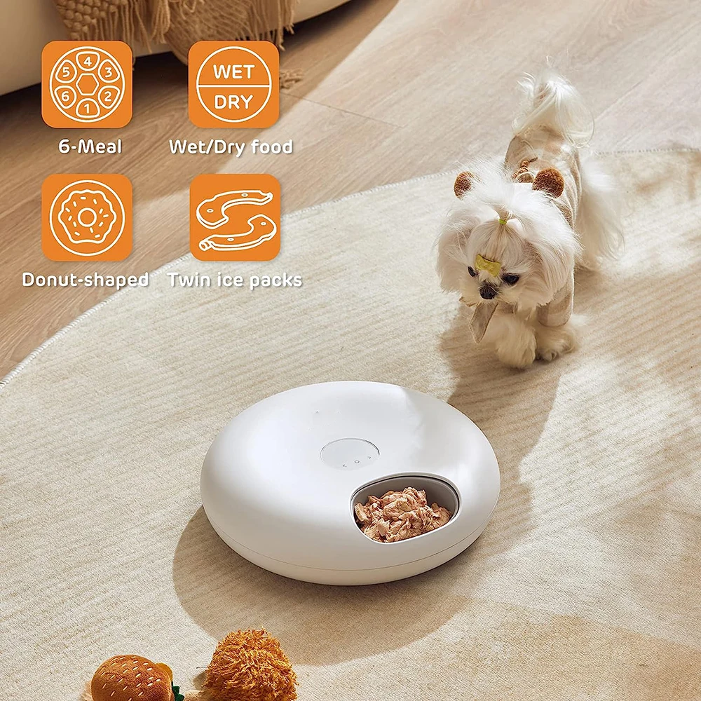 Freshness Dry Wet Food Recharging Automatic Pet Feeder Cat Smart Feeding Dog Food Dispenser WiFi Button Timing Slow Feeding