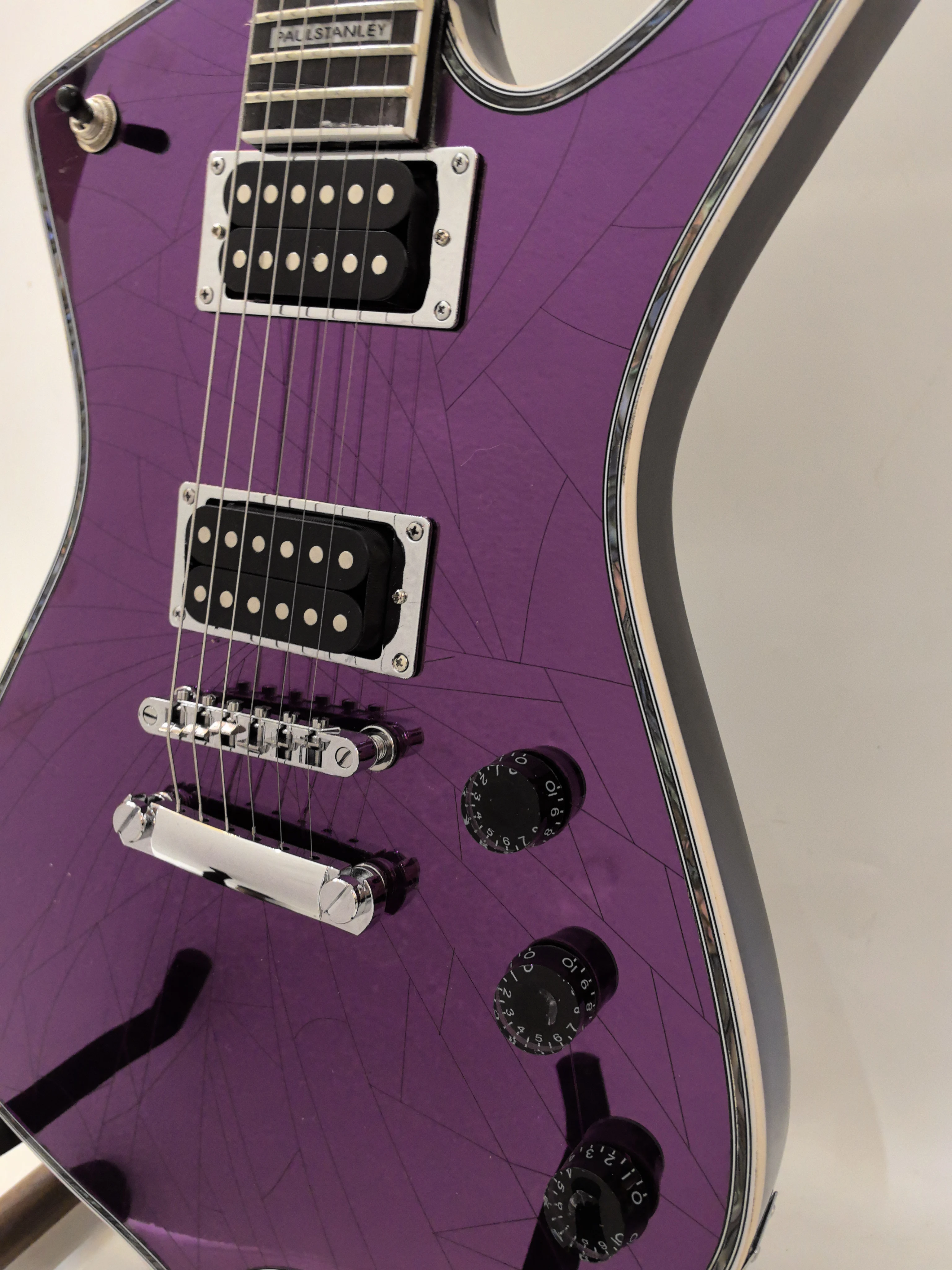 المصنع مباشرة، 22 فريت 6 سلسلة جيتار كهربائي بمرآة أرجوانية! صورة بات الحقيقية، ما تريده هو ما حصلت! البضائع الموجودة في المخزون