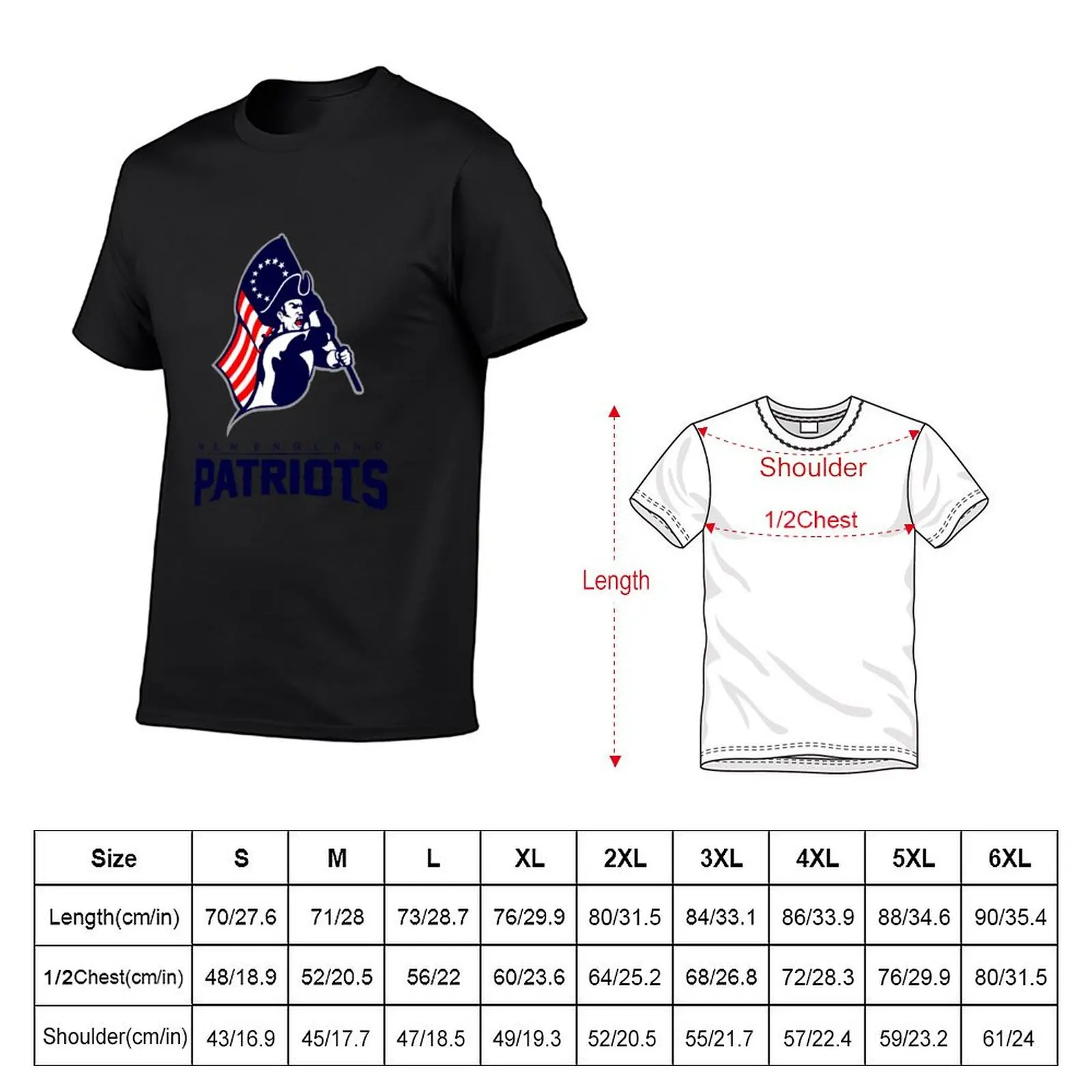 New England Patriots T-Shirt anime clothes sports fans anime t shirts for men graphic