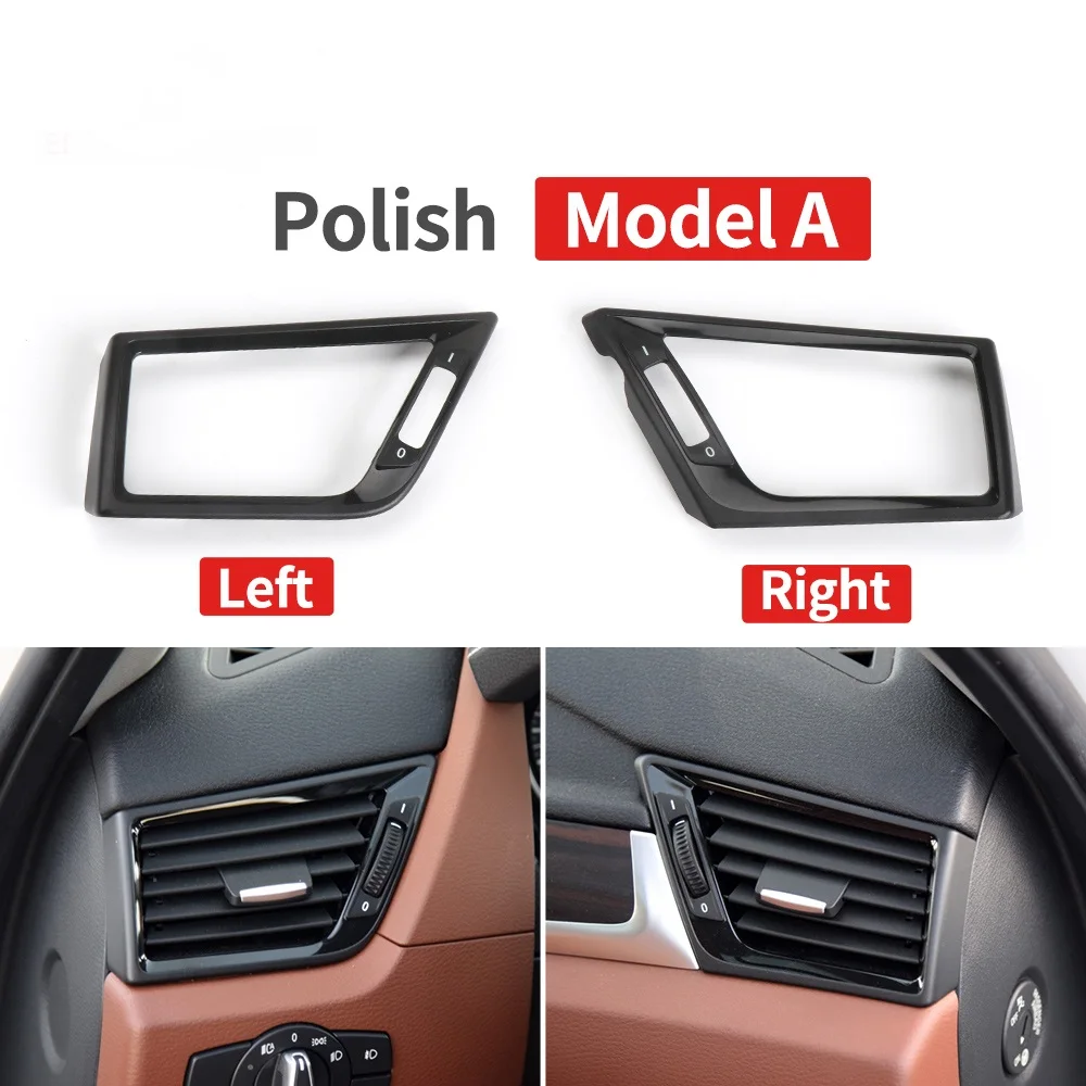 Car Front Left & Right Row Wind Air Conditioning Vent Grill Outlet Panel For BMW X1 Series E84 Accessories 2010-2016