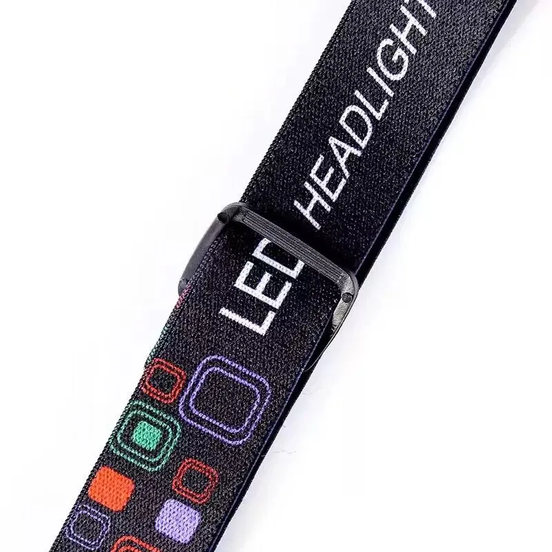 Adjustable LED Headlight Headband Non-slip High Elasticity Elastic Headlight Strap
