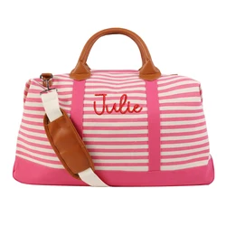 Nuova borsa Tote con monogramma Extra Large con nome borsone ricamato personalizzato borsa da viaggio grande borsa da viaggio regalo per la festa della mamma borsone da viaggio