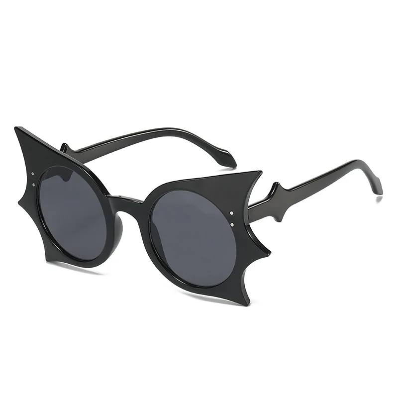56666 Neue Sonnenbrille mit Schmetterlingsrahmen, Damenmode, personalisierbar, Punk-Fledermaus-Stil, Schutzbrille, Uv400