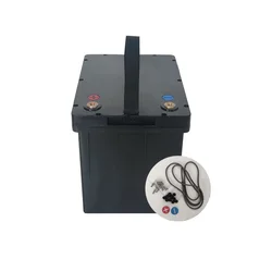 Screwed Plastic 90Ah Battery Box Case Housing Removable Easy Maintenance For 12V Lithium LiFePO4 RV Solar Energy Storage Marine