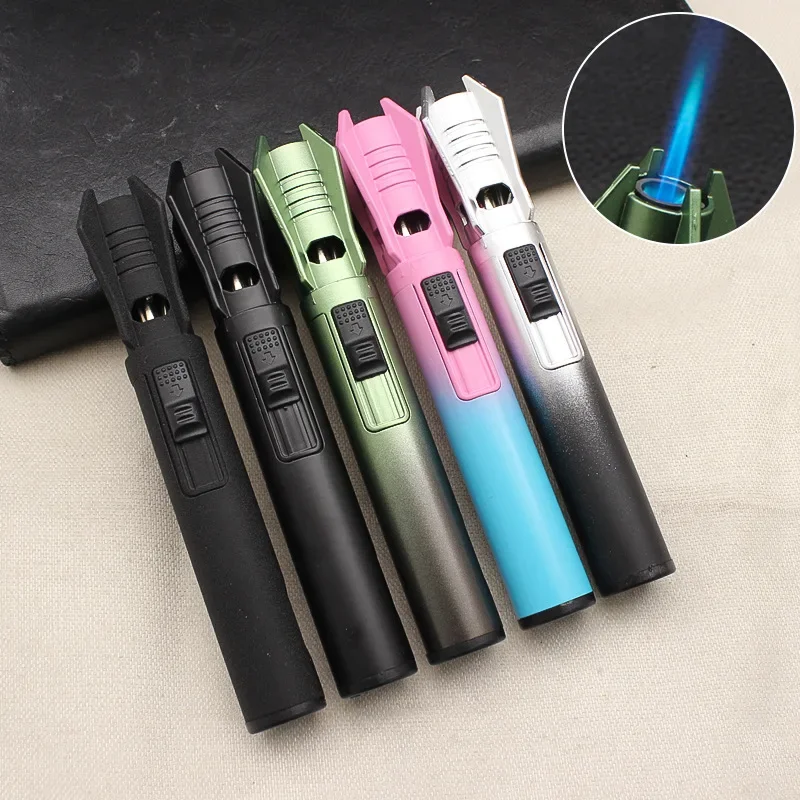 2026 Planet Lightsaber Butane Gas Lighter 360° Use Metal Outdoor Windproof Turbine Torch Jet Lighter Gun BBQ Welding Cigar Tool