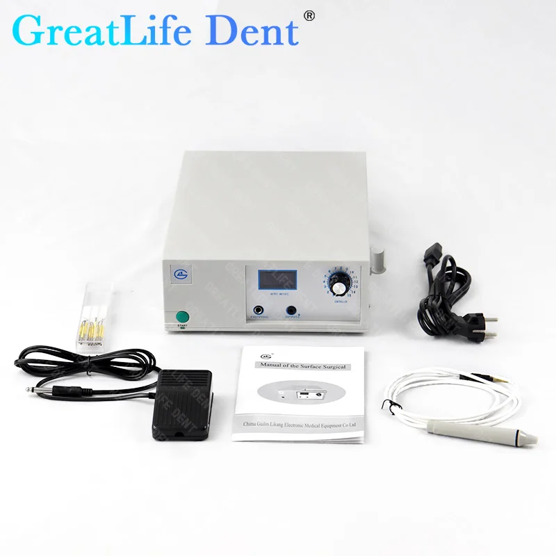 

GreatLife Dent Высокочастотный электрокаутерный светотерапия LK-3 Электрический нож Стоматологический электрический ионный хирургический аппарат