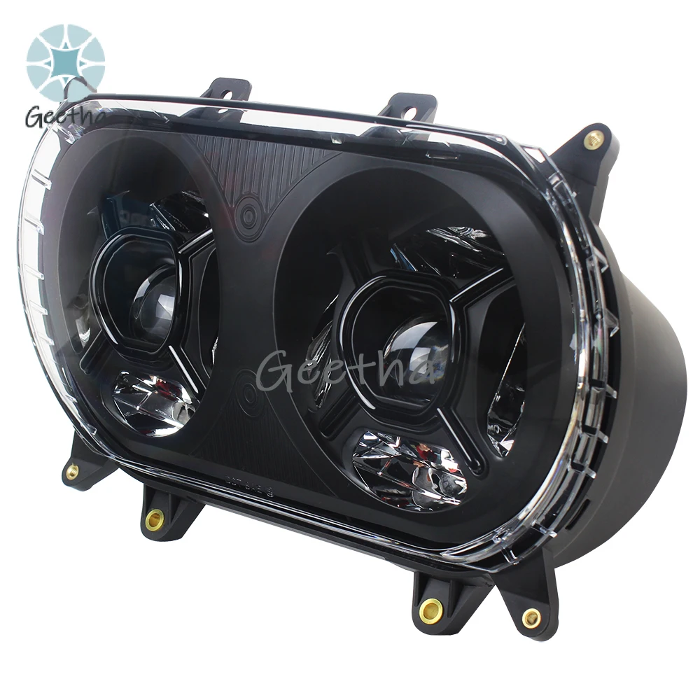 Per faro a LED ad alta potenza adatto per Harley Road Glide 2015+ faro a LED per faro a LED per moto