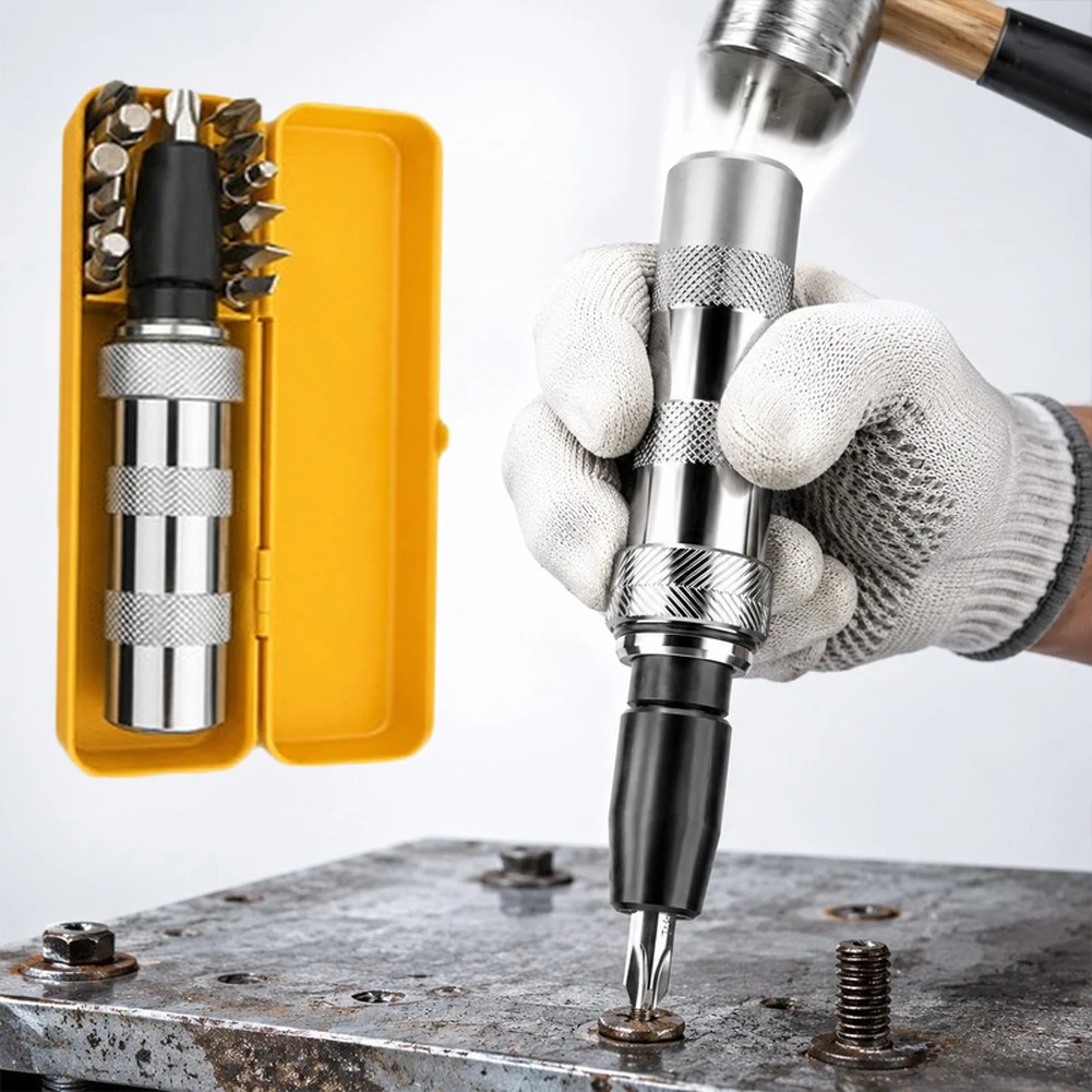 Professional Screw Extractor Kit For Impact Drive Screwdriver Bit Stuck Rusty High Hardness Remove Broken Screw