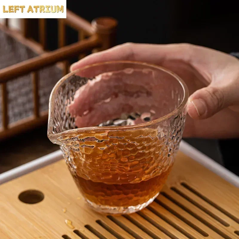 210ml Tea Maker Heat-resistant Glass Tea Pitchers Gongdaobei Chahai Kungfu  Tea Accessories