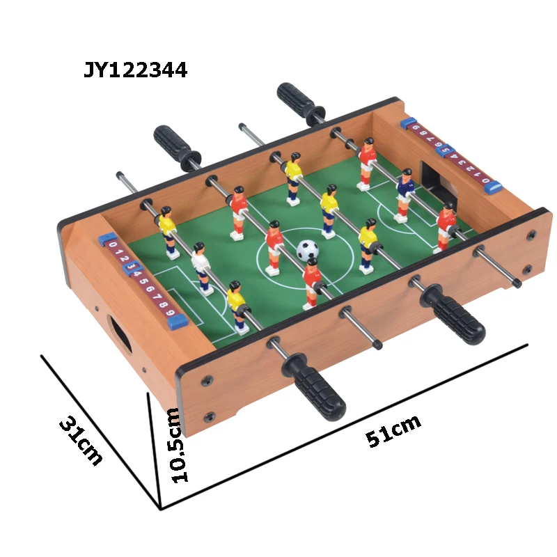 Mini juego de fútbol, mesa de juguete de 20 ", mesa deportiva de futbolín para niños y adultos, entretenimiento familiar para fiestas en interiores