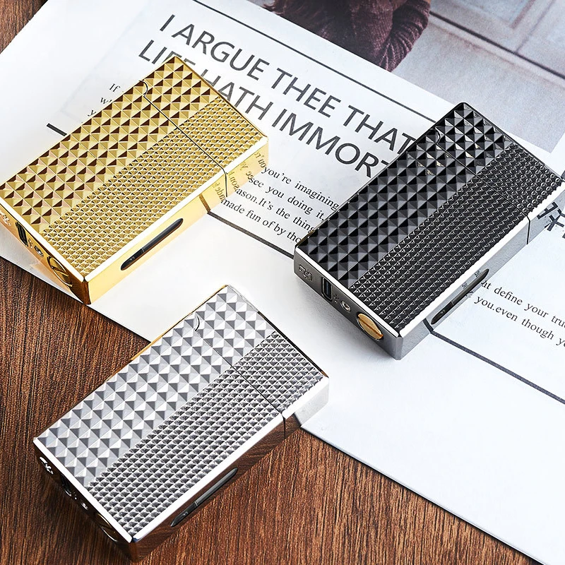 Intelligent Hybrid Voice Controlled Lighte r Induction Ignition Windproof Torch Creative Gift