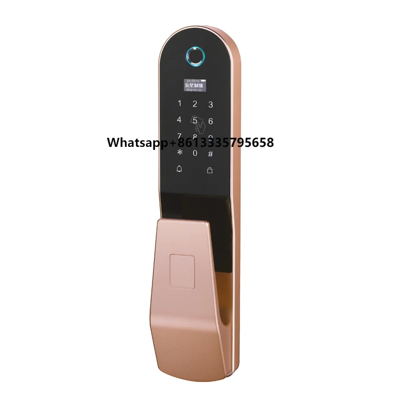 

Smart Home System Safe Password Keypad Digital Fingerprint Door Lock AX301RG