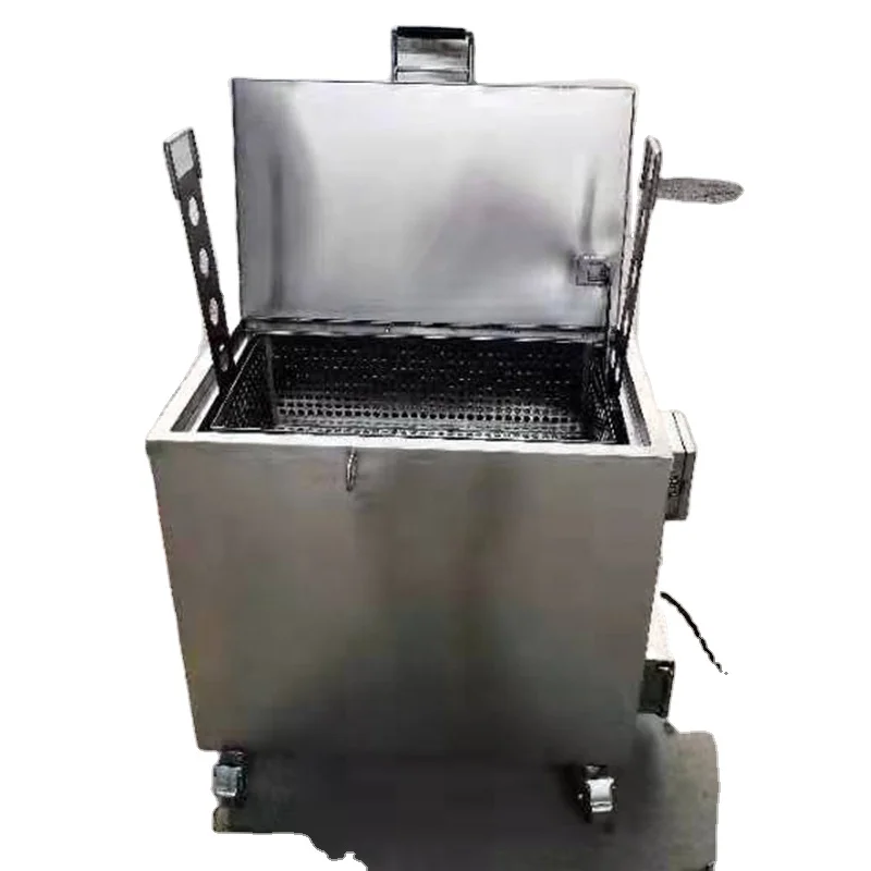 483L Commercial Stainless Steel Degreaser Cleaning Cookware Oven Racks Large Tank Customizable Electric Lift New Condition