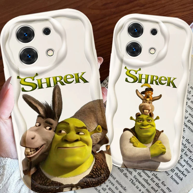 S-Shreks Art Movie Anime For Xiaomi Redmi Note 13 12 12S 11S 11 10 9 8 10A 9C 9T Pro Plus 5G Wave Oil Cover Phone Case