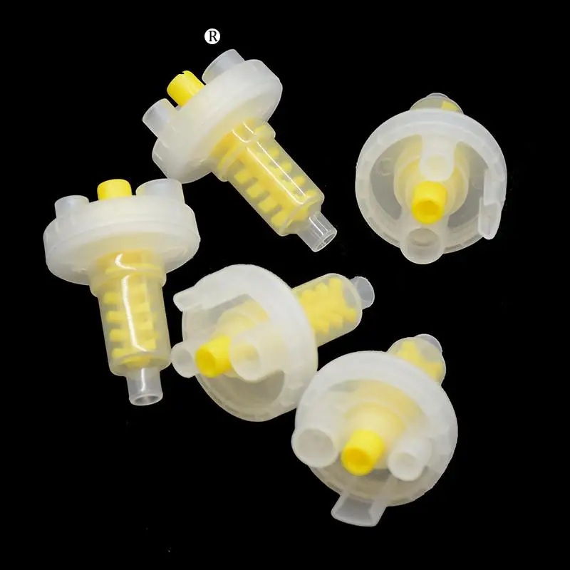 50pcs Dentistry Material Dental Dynamic Mixing Tips Impression Nozzles Dentist Silicon Rubber Head Pentamix Mixing Machine