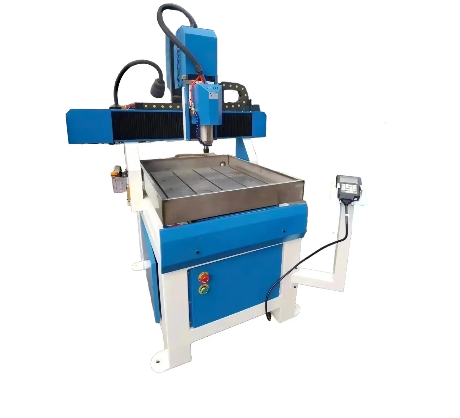 Small 6090 CNC Router Advertising Engraving Woodworking Machine NC Studio/DSP Control System Pump Core Customizable 4-Axis