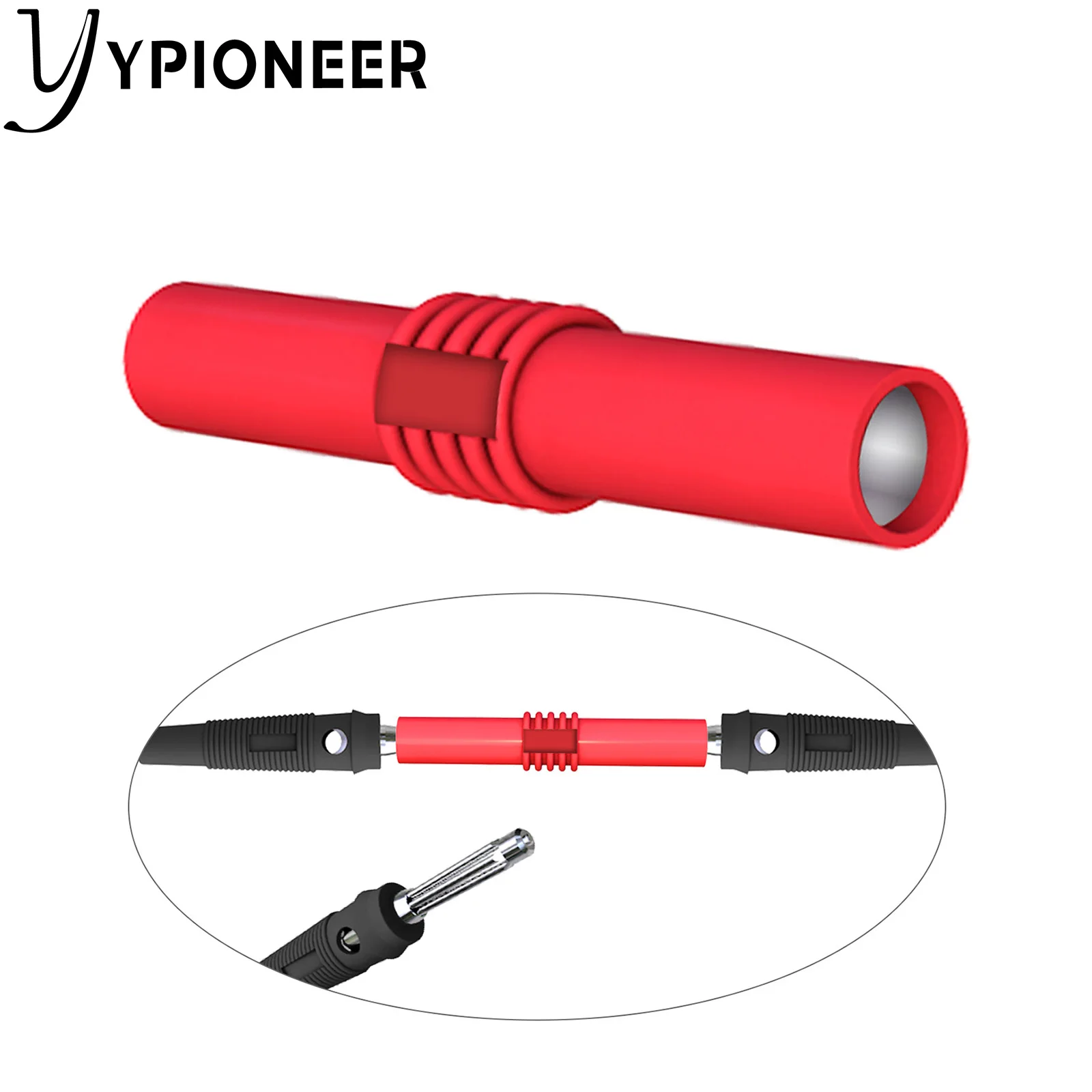YPioneer P7023 Insulated 4mm Banana Female to Female Jack Socket Connector Adapter Coupler