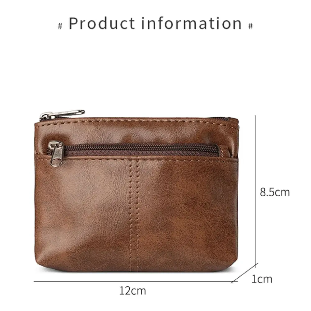 Cartera de pesca PU vintage con cierre para tarjetas y licencias - imagen 4