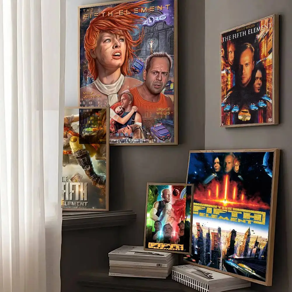 Movie Film T-The Fifth Element Poster And Prints Wall Art Pictures For Modern Bedroom Game Room Home Decor