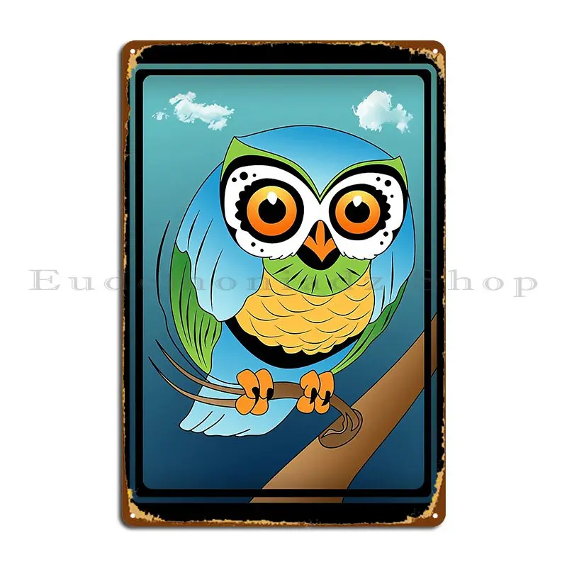 Owl 2 Mark Ashkenazi Transparent Metal Sign Party Iron  Customize Bar Cave Design Tin Sign Poster