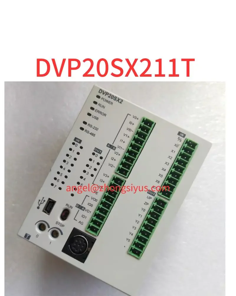 Used DVP20SX211T PLC module