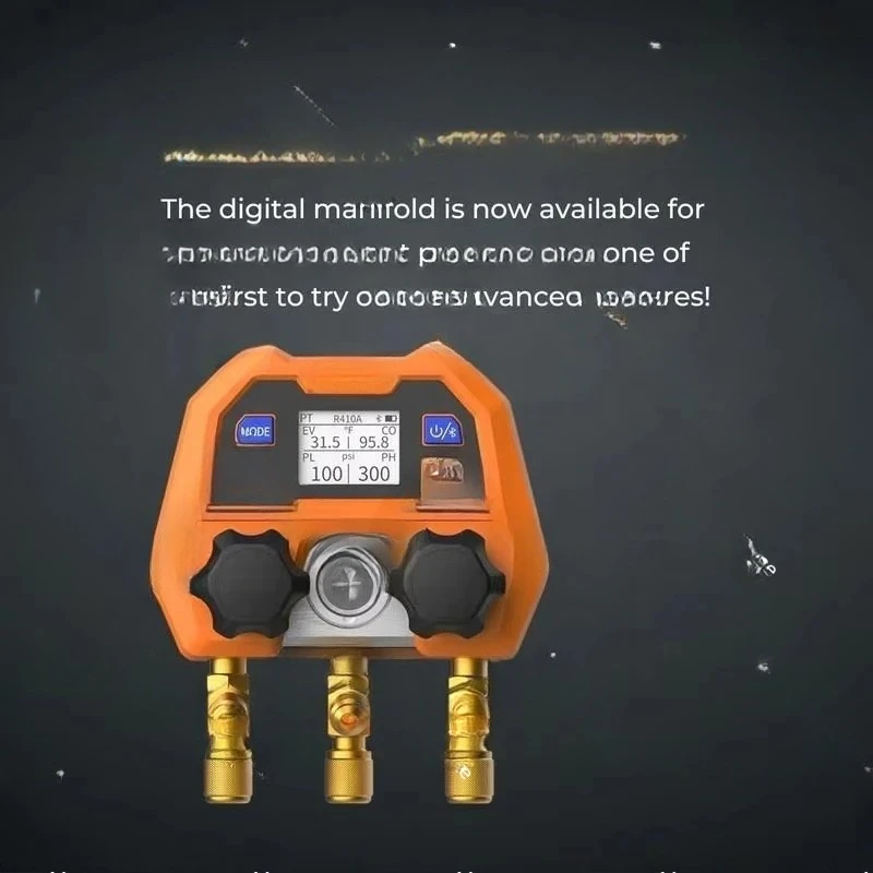 Automotive Air Conditioner Fluoride Tool Snow Refrigerant Electronic Pressure Gauge DMG-4B Digital Fluoride Meter