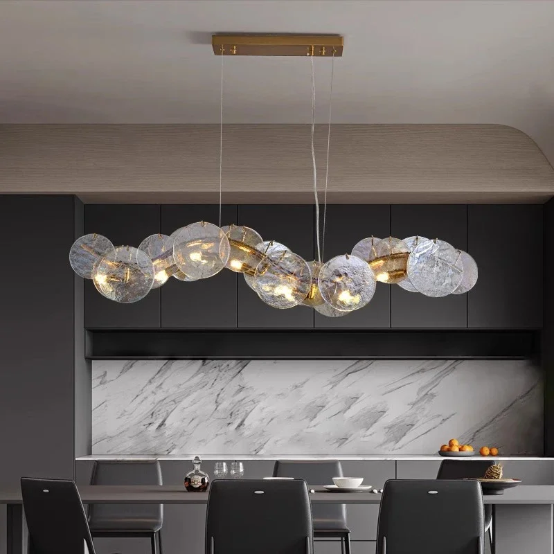 home decorationPendant lights, luxury crystal living room chandelier, Stair Pendant lamp, ceiling light, indoor lighting