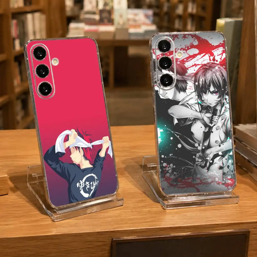 F-Food Wars! S-Shokugeki no Soma  Phone Case For Samsung A71, A70, A52, A51, A40, A30, A20 Transparent Cover