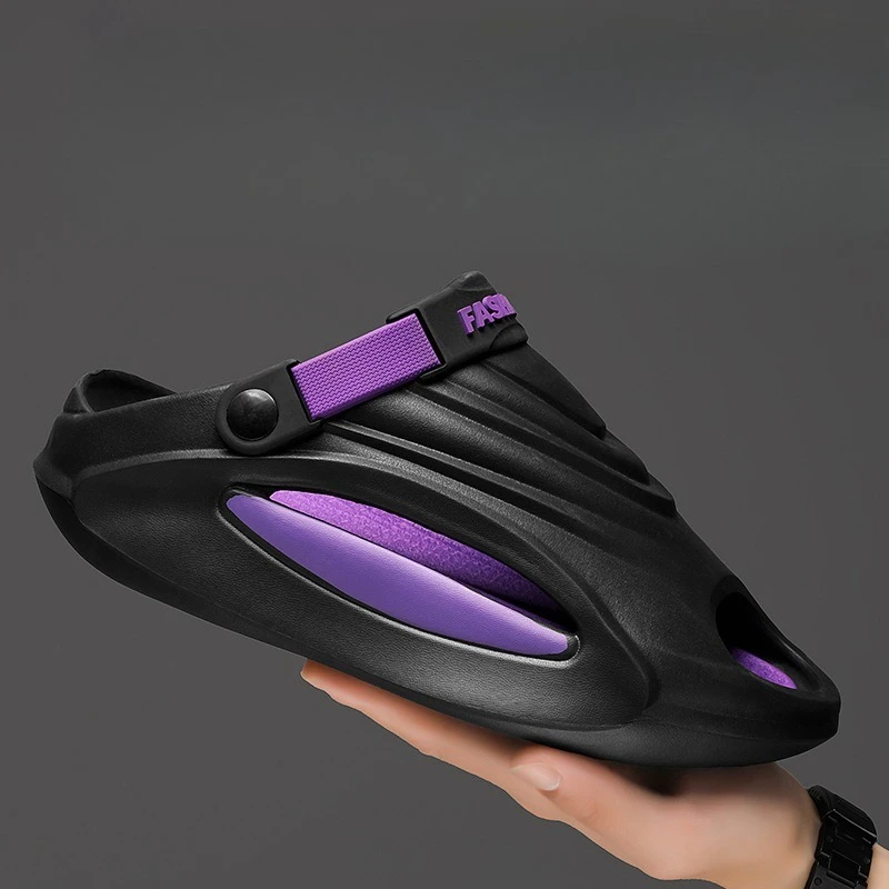 

Hole Shoes Men's New Summer Outer Wear Driving Sandals Beach Sports Extra Large Size Cool Slippers