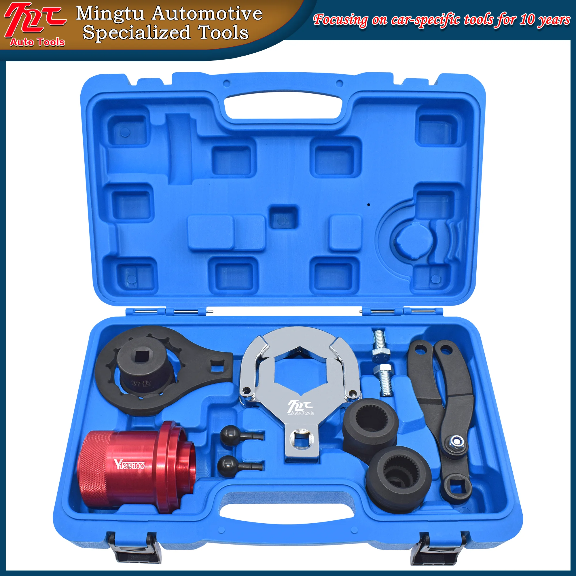 Tool for rear differential of BMW 5 Series, 7 Series, X3, X5, X6; tool for rear drive axle oil seal; tool for drive shaft instal