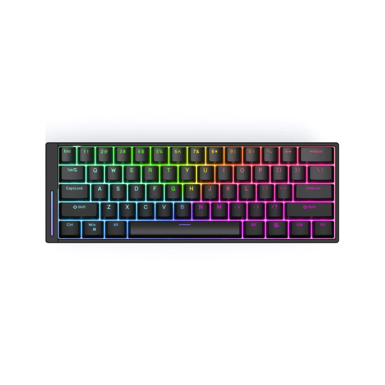 Esports Wired Mechanical Keyboard  60% Aluminum CNC Magnetic Switch Rapid Trigger 0.01mm 8K SOCD Gaming Keyboard