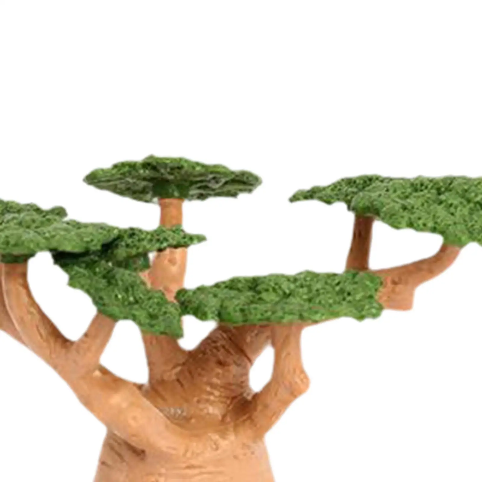 Dekoracje kolei Drzewa Model Drzewa Figurka Miniaturowa dekoracja Bonsai