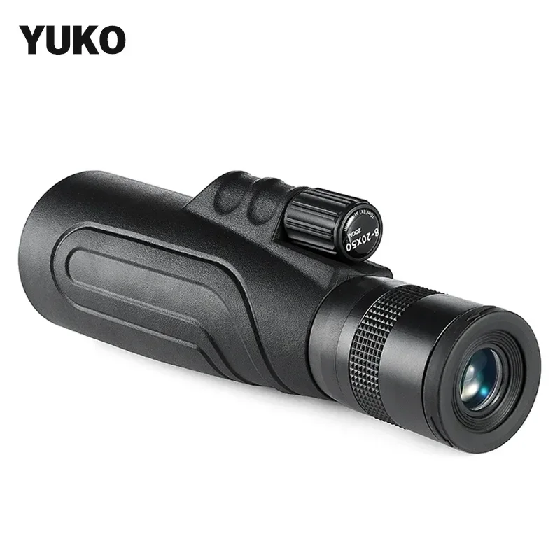 New Single Telescope Zoom HD 8-20x50 Low Light Level Night Vision Outdoor Mobile Camera Glasses