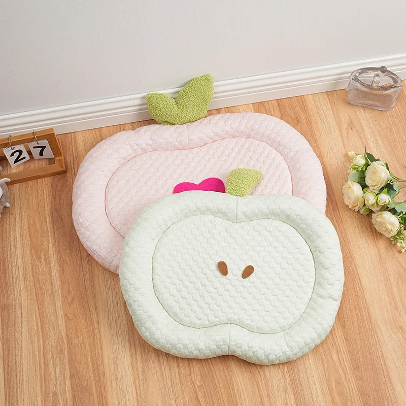 Dog Bed Fruit Series Cooling Mat Soft and Cool Mat for Dogs, Teddy Small Dogs Summer Breathable Pet Bed