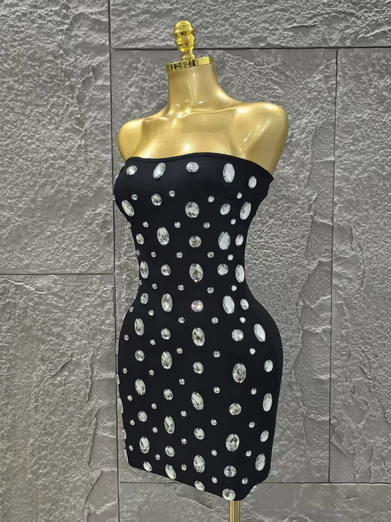 Minimaliste Sexy bretelles brillant paillettes plumes moulante Mini robe célébrer discothèque fête anniversaire vacances tenue