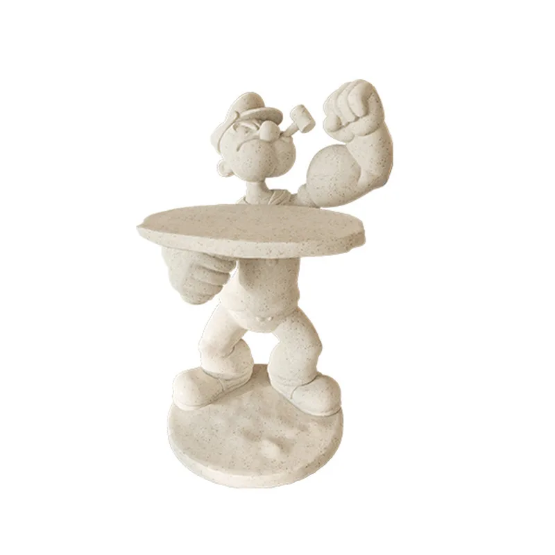 

Corner living room household light luxury small coffee table Internet celebrity art side few light luxury style