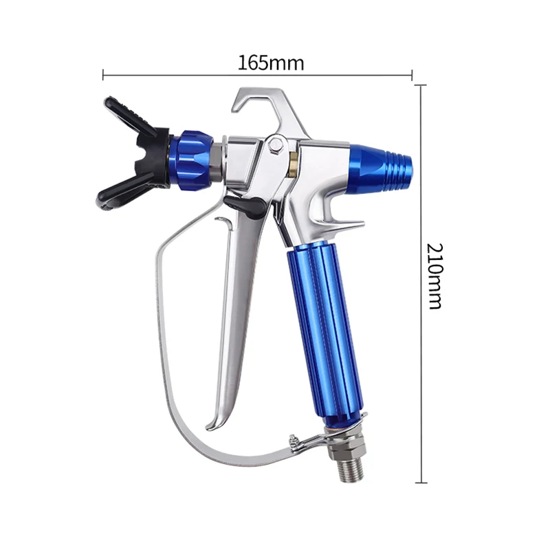 3600PSI High Pressure Airless Paint Spray Gun with 517 Spray Tip or Nozzle Guard for Wagner T-itan Pump Sprayer Spraying Machine