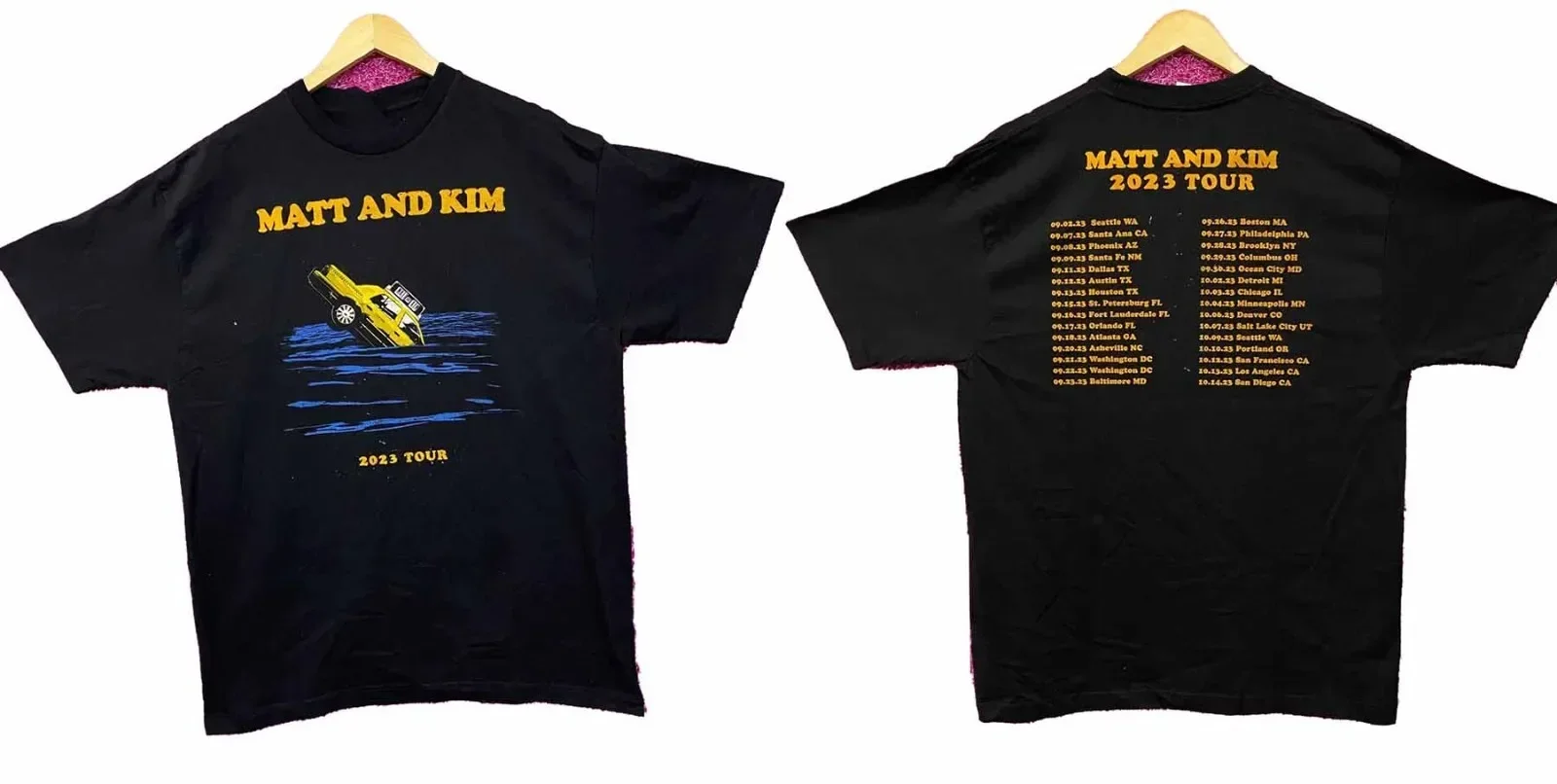 2 Sides 2013 Tour Matt And Kim Shirt bLACK Unisex S-2345XL 1V0398