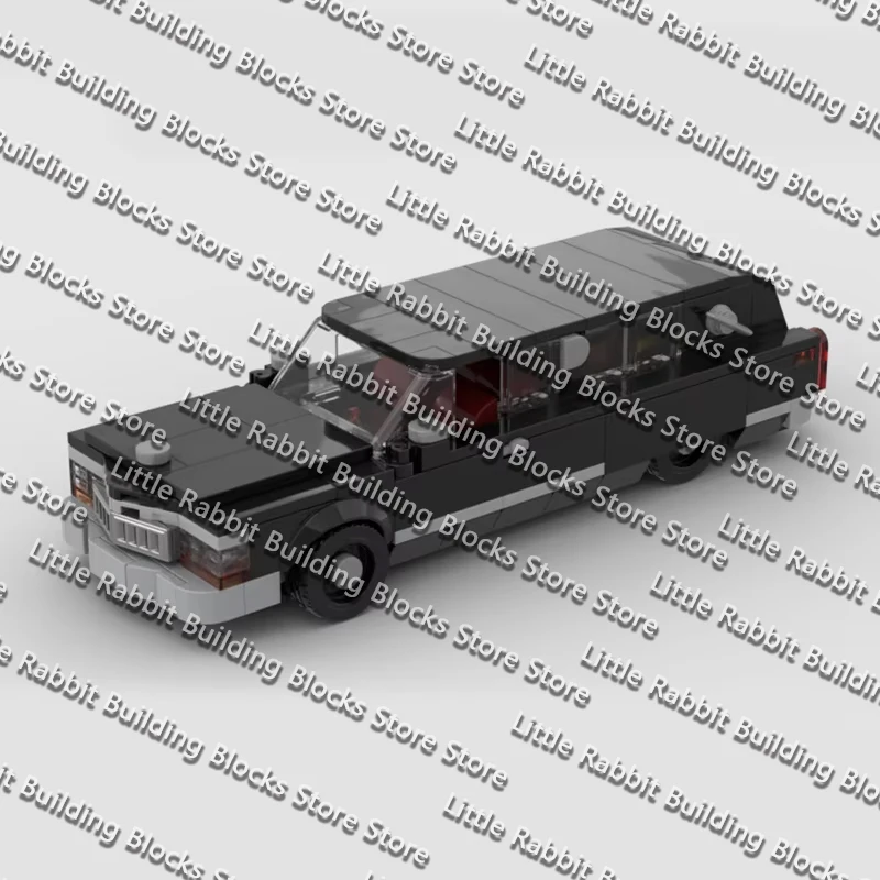 QWERT Speed Hypercar Model MOC Building Bricks Hypercar DeVille Hearse Modular Technology Gifts Holiday Toys Suit Assemble