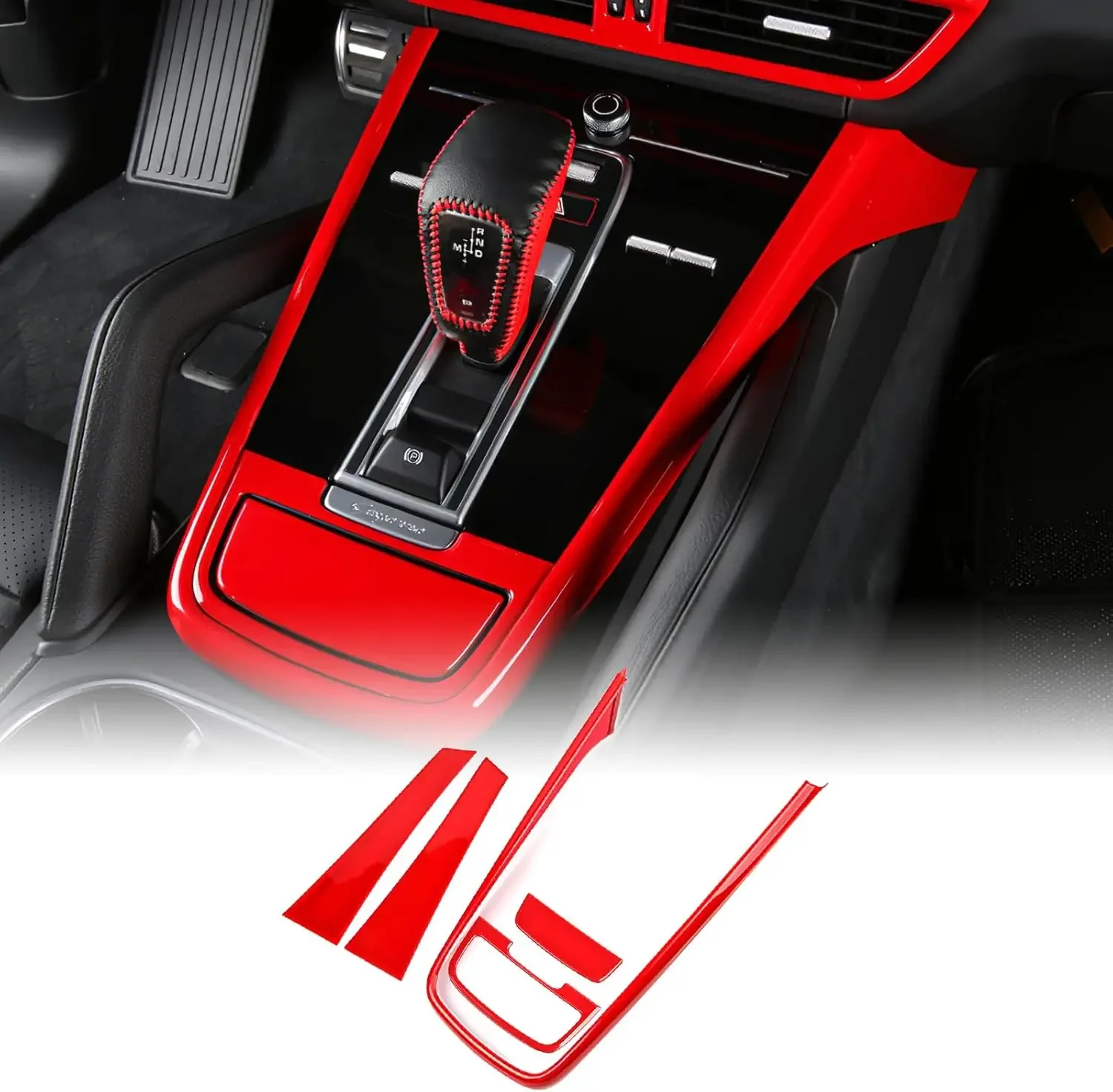 

Накладка на панель центральной консоли для Porsche Cayenne 2018-2023, наклейка на панель отсека для хранения