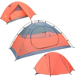 Desert Fox 1 Pessoa Caminhadas Tenda Mochila Viajar Camping Único Tendas 3 Estações Leve para Bicicleta Caça Escalada