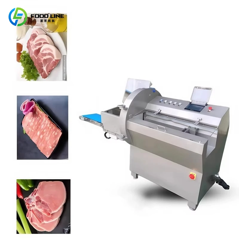 Hugely Popular Raw Meat Cutting Machine Chicken Breast Filleting Machine Fully Automatic Meat and Fish Cutting Machine Customize