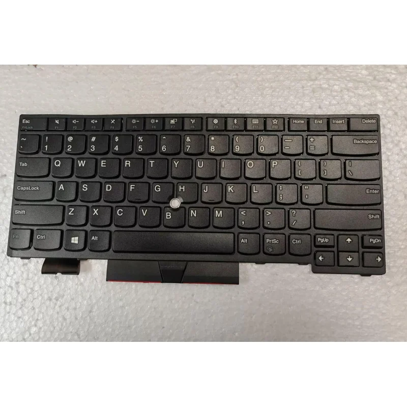 YY+ Teclado para Lenovo Thinkpad E480 E485 L380 L480 L490 T480s T490 sin retroiluminación, versión estadounidense