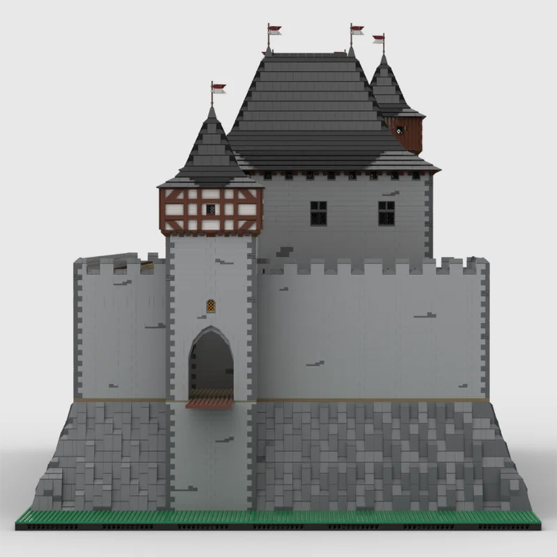 Medieval Castle Model Moc Building Bricks 15th Century Castle Technology Modular Blocks Gifts Christmas Toys DIY Sets Assembly