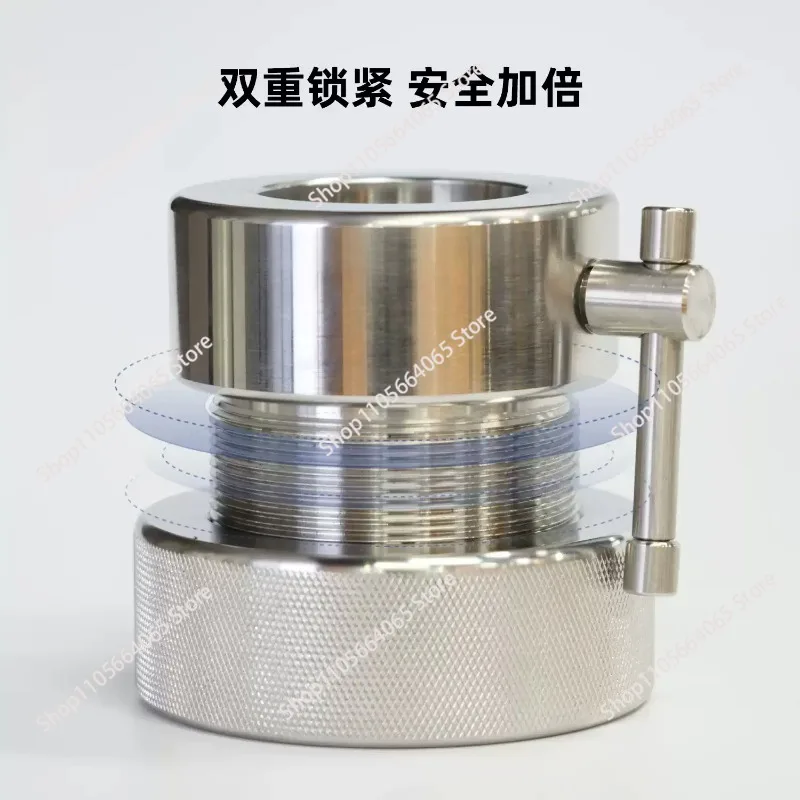 Stainless Steel Competition Grade Barbell Buckle Quick Fixing Locking Quick Removing Buckle  1 pcs