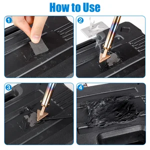 Plastikschweißkit 55/110 Einheiten, ABP PP PP PVC PE PE Plass Schweiß, 304 Edelstahlschweißnetz, Autokubstoffreparaturwerkzeug zum Schweißwerkzeug für Eisenwagen Reparaturen Reparaturwerkzeug Hauptverkäufe Edelstahl aus TIG - №9