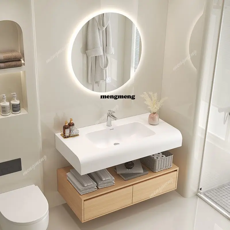 

Bathroom Cabinet Washbasin Combination Integrated Toilet Basin