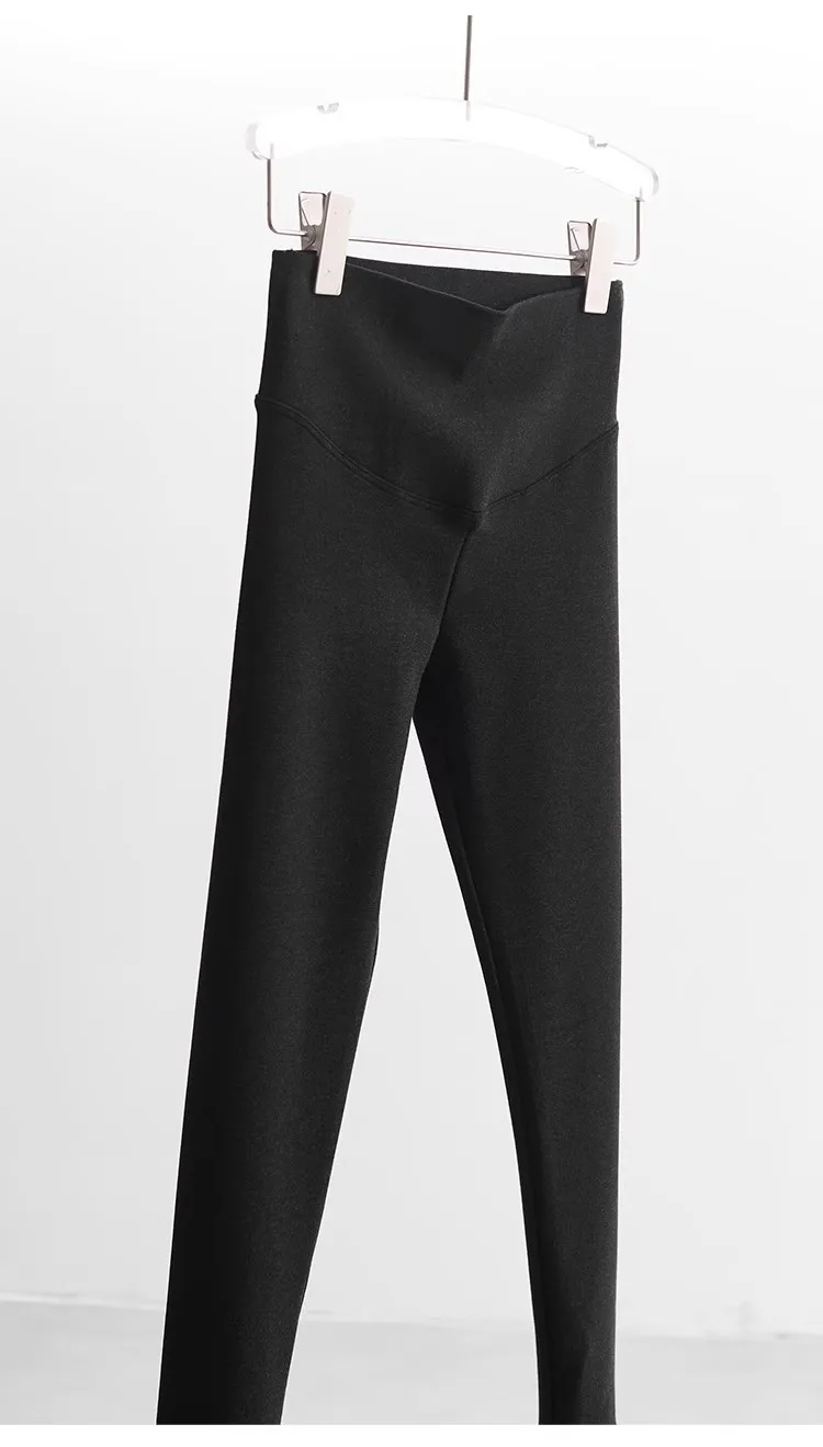 No Sagging, Slimming Effect Without Tightness, Brushed Cashmere Mid-High Waist Leggings, Shark Pants, Yoga Pants, Suitable for Layering or Wearing Alone