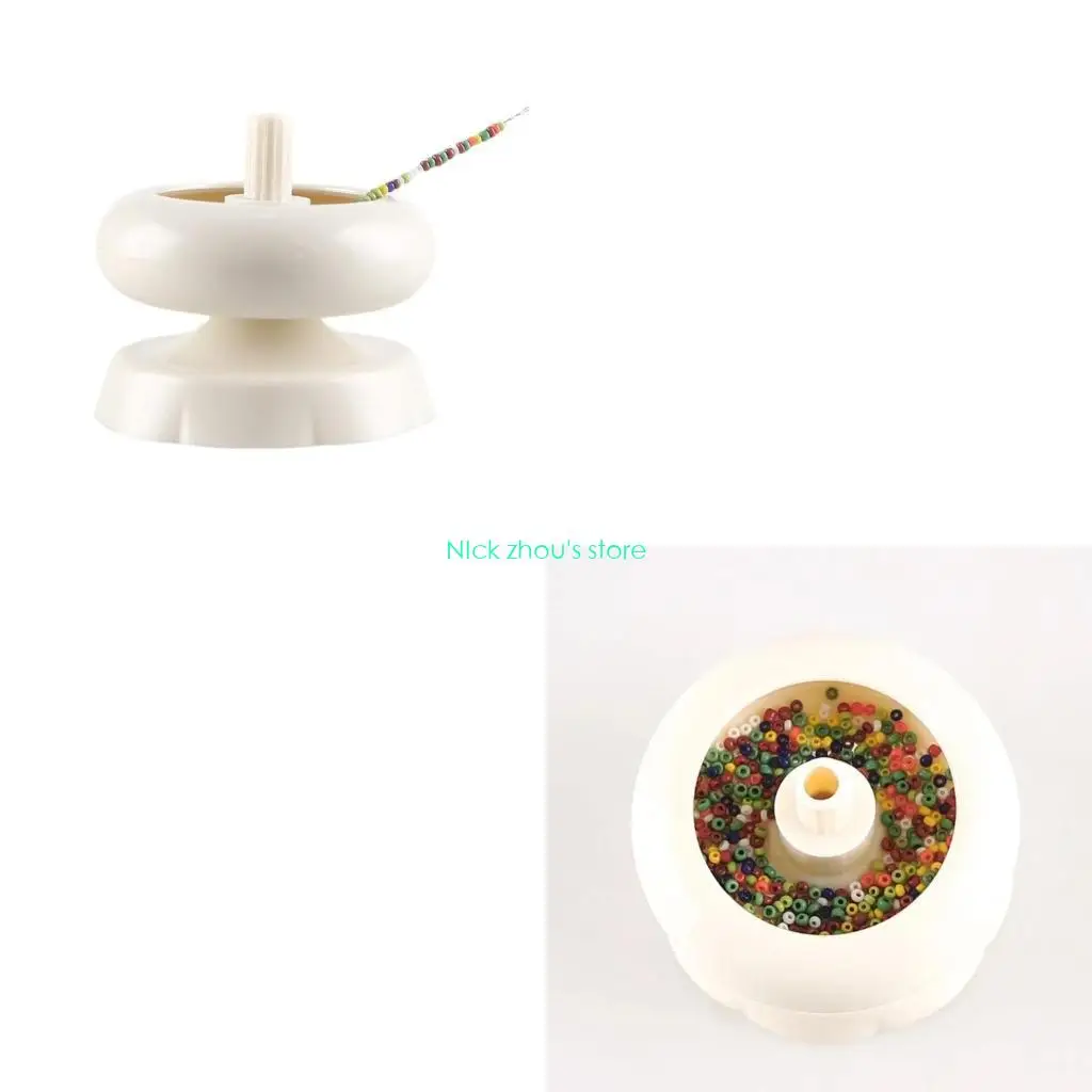 

E15E Bead Loader Bead Piercer Plastic Manual Rotation Rice Bead Beader Quick Beading Diy Beading Artifact for Beading Crafts