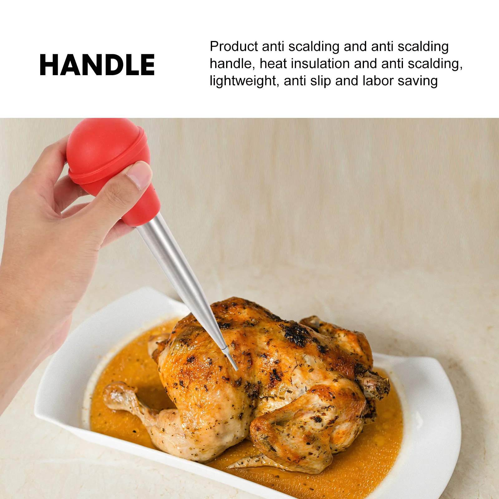 

Turkey Basters for Cooking Needle Sauce Syringe Sausage Seasoning Tube Barbecue